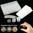 thumbnail image 4 of EIMELI 100/50PCS Wooden Coins Display Storage Box Case for Collectible Coin, 4 of 9