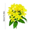 thumbnail image 4 of Viflosae Fake Flower Spring Decor Artificial Lilys Flowers Are Suitable for Wedding Decorations Living Room Displays And Floral Arrangements for Various Occasionsed, 4 of 7