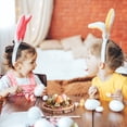 thumbnail image 2 of Kabnic Easter Decorations for The Home Easter Decoration Rattan Bird Nests Foam Colored Eggs Easter Table Decoration Scene Decoration, 2 of 9