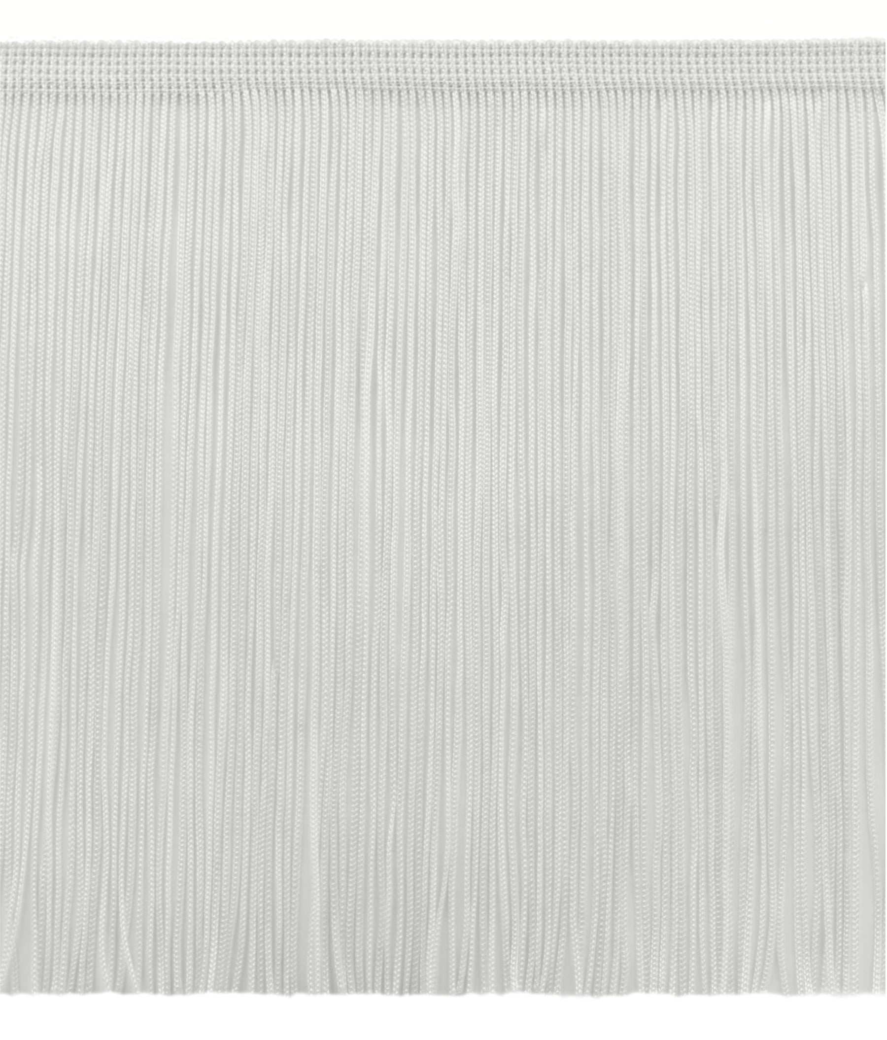 4 Inch Long Loop Fringe Trim A1 Style# CLF4 Color: WHITE Sold By the Yard