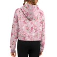 thumbnail image 2 of Chririnla Cartoon Axolotl Cherry Blossom Girls Half Zipper Sweatshirts Girl Half Zipper Sweatshirt with Pocket Casual Pullover Athletic Zip Up Lightweight Sweatshirt Size 7-8, 2 of 7