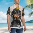 thumbnail image 5 of Disketp Hawaiian Shirts For Men,Dachshund Sitting In Bathtub Print Mens Casual Short Sleeve Button Down Shirts Beach Shirt, 5 of 8