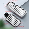 thumbnail image 2 of SDFGTstore Faucet Sponge Soap Drainage Storage Rack Sink Adjustable Dish Cloth Drain Holder Kitchen Sink Caddy Organizer, 2 of 8