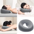 thumbnail image 2 of YIEMEEN Contoureds Massage Bed Head Support Pillow With Coolings Fabric Ergonomic Face Hole Professional Salon Accessory, 2 of 14