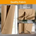 thumbnail image 4 of Cortina divisoria de ambientes Hoeflife caqui 305 x 244 cm blackout, 4 of 6