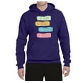 thumbnail image 2 of Positive Vibe Be Kind Brave Thankful Be Yourself Inspirational/Christian Unisex Graphic Hoodie Sweatshirt, Purple, 3XL, 2 of 3