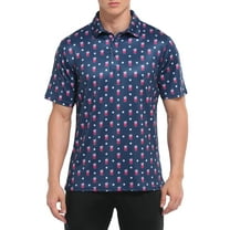 LRD Golf Shirts for Men UPF 50 Moisture Wicking Short Sleeve Polo Shirt 19th Hole 3XL