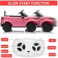 thumbnail image 4 of EastVita 12V Kids Electric Ride-On Car,Licensed Land Rover, 2 Motors, 3 Speeds, 4.5Ah Battery, Parental Control Pink, 4 of 8