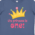 thumbnail image 4 of Inktastic Cute Princess is One 1st Birthday Girls Baby T-Shirt, 4 of 5