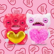 Fuggler Love Fugg 9 inch Wide Eyes Weirdo (pink), Funny Ugly Monster Soft Stuffed Plush Toy by ZURU