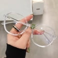 thumbnail image 2 of Mialoley Lunettes Anti-Bleu pour Femmes, Monture Transparente Polygonale, 2 of 7