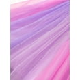thumbnail image 5 of WIBACKER Toddler Girl Unicorn Dress Summer Fly Sleeve Tutu Party Wedding Birthday Dresses, 5 of 7