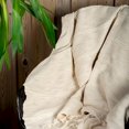 thumbnail image 1 of Off White Striped Throw, 1 of 1