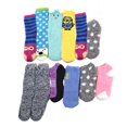thumbnail image 2 of BambooMN Women's Super Soft Warm Cozy Fuzzy Slipper Socks Assortment O2-12 Pair Value Pack, 2 of 2