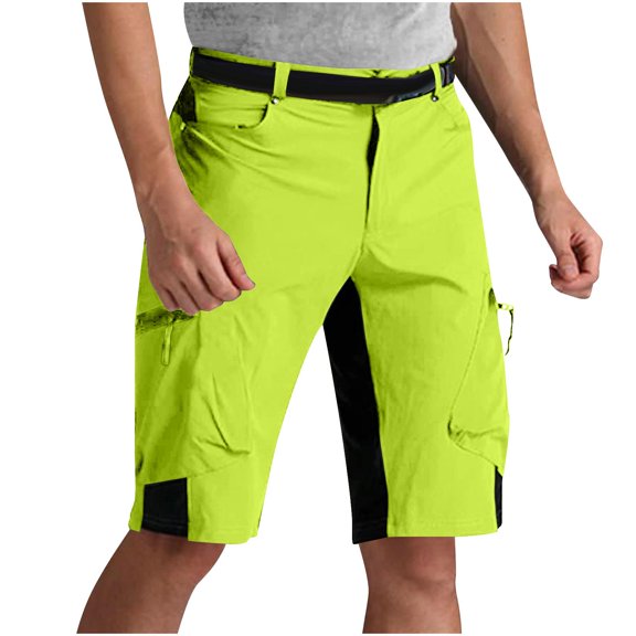 Mens Cargo Work Pants,Casual Men's Solid Fashion Pockets Elastic Waist Zipper And Button Comfortable Shorts with Multiple Pockets for Outdoor and Casual Wear, M-3XL