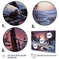 thumbnail image 3 of Designart "Winters Pine Trees majesty III" Tree Pine Floater Framed Canvas Art Print, 3 of 7