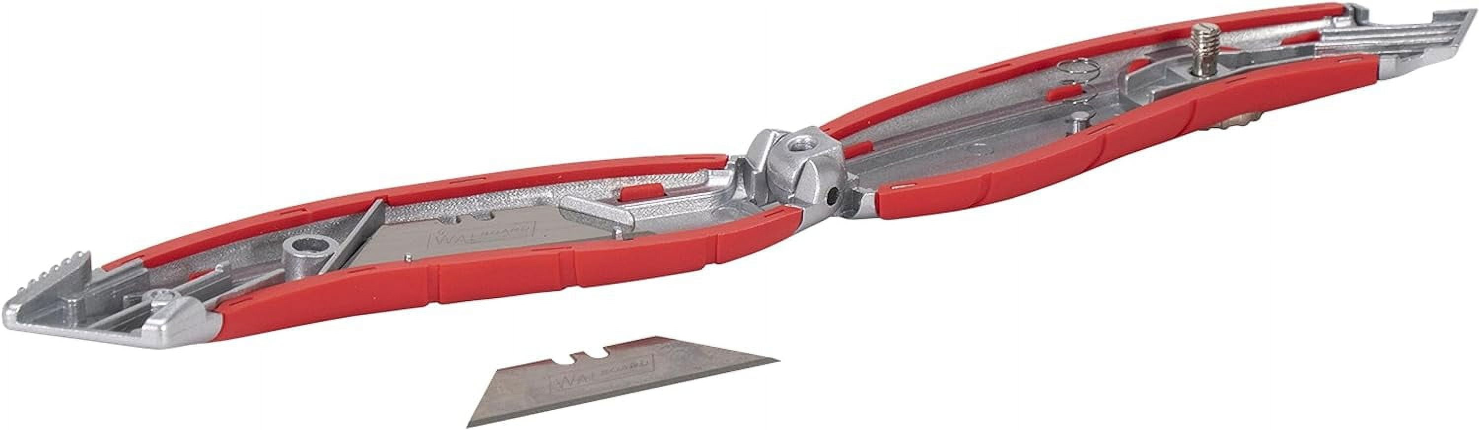 Fixed Blade Utility Knife, Durable Zinc Construction, Rubber-Coated  Grip Handle, 015-009