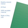 thumbnail image 2 of Study Carrel Flipside Products, color verde, 45 x 120 cm, paquete de 24, 2 of 3