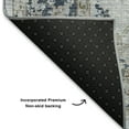 thumbnail image 5 of Addison Rugs Mayfield Premium Machine Washable Traditional Border Blue Rectangle Rug, 8' x 10', 5 of 7