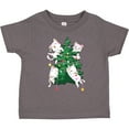 thumbnail image 3 of Inktastic Kawaii Cats Christmas Tree Boys or Girls Toddler T-Shirt, 3 of 5