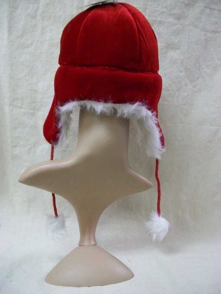 Santa Aviator Hat Christmas Muff Pilot 