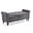 Gray, variant on Anoncndin 51" Storage Bench for Bedroom,Upholstered Ottoman Bench with Button Tufted Design and Rolled Arms,Anti Cotton and Linen,End of Bed Bench for Bedroom,Window Benches for Living Room