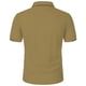thumbnail image 5 of pstuiky Camisa de manga corta para hombre, Camisa de manga corta con cuello vuelto, versátil, de color liso y estilo informal para hombre camisas casuales para hombre s, 5 of 5