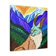thumbnail image 2 of Lynx in Lavender Sunrise - Canvas, 2 of 10