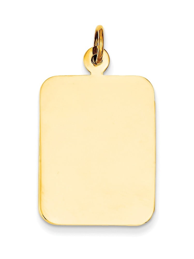 14k Yellow Gold Rectangular .027 Gauge 