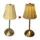 thumbnail image 5 of Lámpara de mesa de ratán dorado para interiores con regulador táctil, LED, portátil, para decoración del hogar., 5 of 9