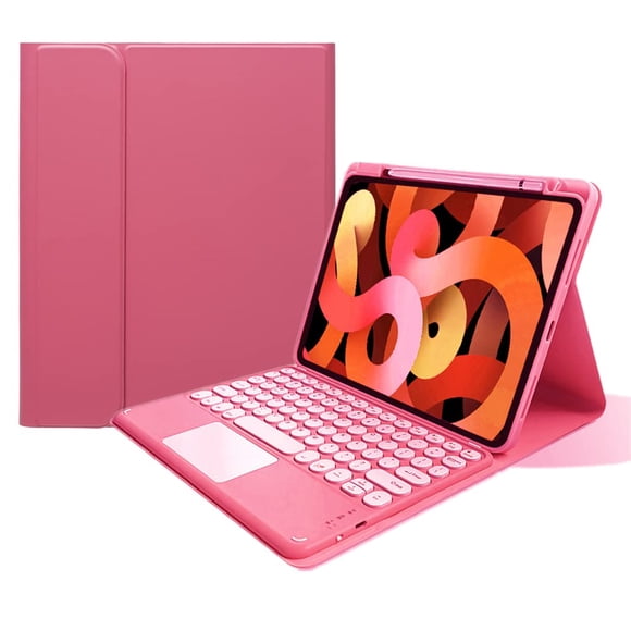 Funda Teclado kaitesi para iPad Air 11" y Pro 11" con Touchpad Rosa