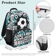 thumbnail image 7 of Pzuqiu Soccer School Backpack for Girls Kids Large Capacity Book Bag for Kindergarten Elementary Middle School Children's School Bag Rucksack with Water Bottle Pocket, 7 of 7