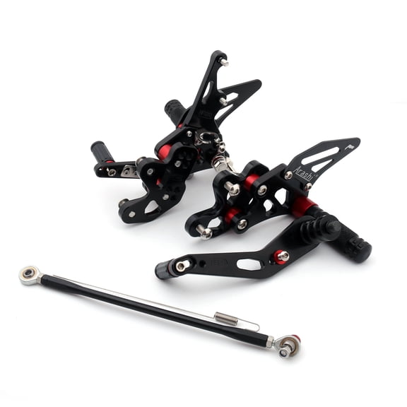 Racing Footrest Rearsets Rear Set Foot pegs For Suzuki GSXR 600/750 11-19 Black