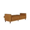 thumbnail image 6 of DHP Pin Tufted Transitional Futon, Rust Velvet, 6 of 9