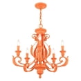 thumbnail image 2 of Livex Lighting - Valencia - 5 Light Chandelier in Contemporary Style - 25 Inches, 2 of 16