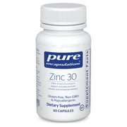 Pure Encapsulations Zinc 30 mg | Zinc Picolinate Supplement for Immune System Support, Growth and Development, Wound Healing, Prostate, and Reproductive Health* | 60 Capsules