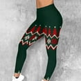 thumbnail image 2 of Ruimatai Women's Christmas Plaid Print Leggings Stretchy Yoga Pants with Comfortable Fit for Workout, Fitness, and Casual Wear, 2 of 9