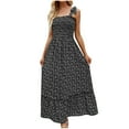 thumbnail image 1 of Vestidos Para Mujer Vestidos Midi Trendy Casual Print Camis Sin Mangas Vendaje Chaleco Vestido Largo Odeerbi ODB162482, 1 of 9