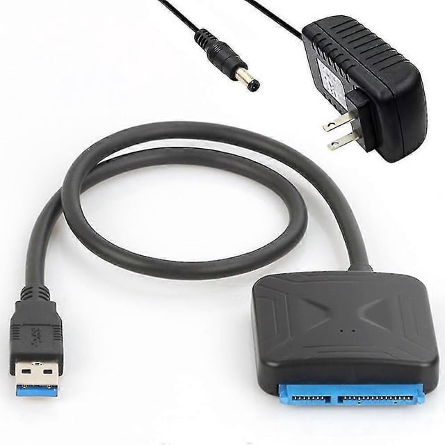 SATA to USB HDD SSD adapter, hard drive to USB 3.0 cable converter.
