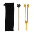 thumbnail image 2 of Tuning Fork 128 Hz Weighted Tuning Forks for Grade Tuning Forks Set with Mallet Yoga and Meditation Accessories & Sound Instruments, 2 of 9