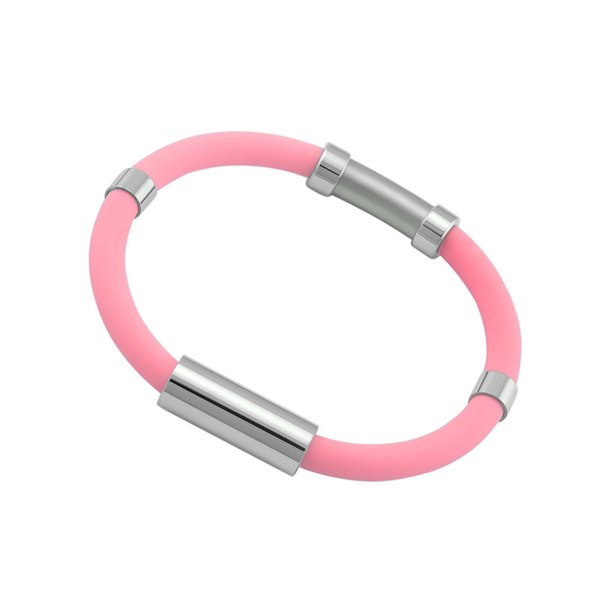 Guardurnaity inalámbrica para adultos, antiestática de iones negativos de silicona, resistente al agua, antideslizante, brazalete de vestir Ropa, zapatos y accesorios Miscelánea macho rosa