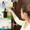thumbnail image 5 of 4 botellas dispensadoras de color ámbar, 500 ml, botellas dispensadoras de color ámbar, botellas vacías con bomba de color ámbar, botella de plástico para loción, gel de ducha, jabón de manos, d, 5 of 5