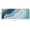 thumbnail image 7 of Blue Gold Marble Pattern Kitchen Rug Mat,Kitchen Runner Rugs Non Skid Washable,Decorative Kitchen Floor Mats for Kitchen,Sink,Laundry,17"x47.2", 7 of 7