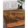 thumbnail image 3 of Ahgly Company Machine Washable Indoor Rectangle Transitional Night Red Area Rugs, 5' x 7', 3 of 7