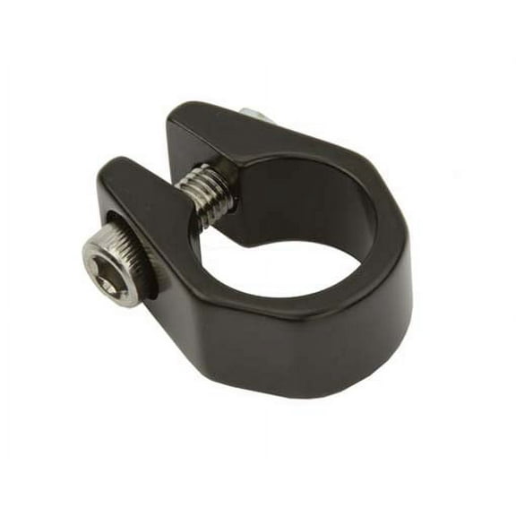Alloy Seat Post Clamp 25.4mm Black.