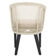 thumbnail image 6 of Safavieh Saxon Modern Wood Outdoor Armchair - Set of 2, Beige, 6 of 12