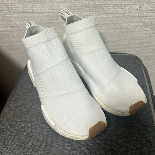 Ad-id-as Mens NMD CS1 Primeknit BA7208 White Running Shoes Sneakers Size us 11