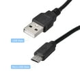 thumbnail image 2 of Unique Bargains Rallonge USB Mâle vers Micro USB Mâle avec Interrupteur 1M Noir 2 Pcs, 2 of 5