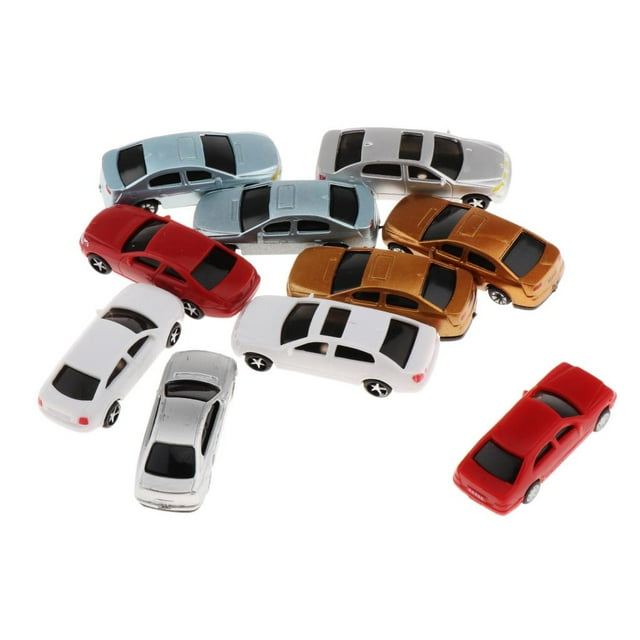 10pc Model Car Sand Table Accessories Parking Scenery Street Layout 1:100
