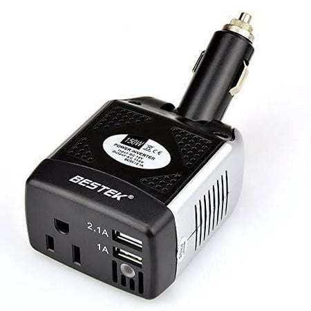 BESTEK 3.1A Power Inverter Car Charger with 2 USB Charging Ports
